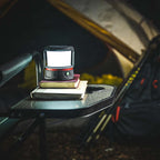 Coast EAL10R LED Lantern - Camping lantern on a table at night