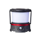 Coast EAL10R LED Lantern - Black and red camping lantern on a white background