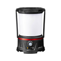 Coast EAL40R LED Lantern - Black and red camping lantern on a white background