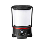 Coast EAL40R LED Lantern - Black and red camping lantern on a white background