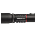Coast XP6RLED Torch - Black flashlight with 'COAST' branding on a white background