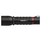 Coast XP9R LED Torch - Black flashlight with 'Coast' branding on a white background