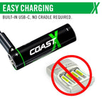 Coast ZX Battery Charging